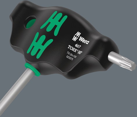 Wera 467 TORX® HF Torx csavarhúzó Méret (csavarhúzó) T 25 Penge hossz: 200 mm 1 db 6. kép