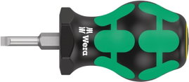 Wera 335 Stubby Egyenes pengéjű csavarhúzó Pengeszélesség: 4 mm Penge hossz: 25 mm