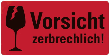 Avery-Zweckform 7211 Figyelmeztető címkék 100 x 50 mm Papír Neonpiros 200 db Véglegesen tapadó 3. kép