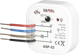 Zamel ASP-02 Lépcsőház világítás időkapcsoló Beépíthető 230 V