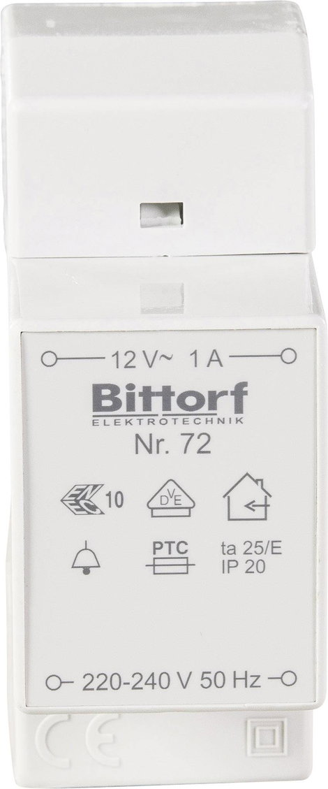Bittorf 72 Csengő transzformátor 12 V/AC 1 A 2. kép