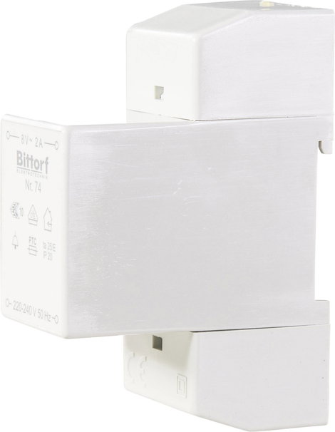 Bittorf 74 Csengő transzformátor 8 V/AC 2 A