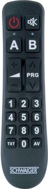Schwaiger UFB1100 533 Univerzális Távirányító Fekete