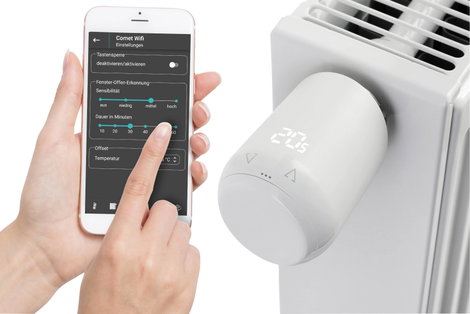 Eurotronic 700200 Comet Wifi Vezeték nélküli fűtőtest termosztát Elektronikus 6. kép