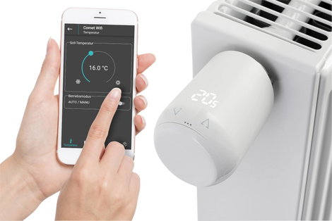 Eurotronic 700200 Comet Wifi Vezeték nélküli fűtőtest termosztát Elektronikus 7. kép