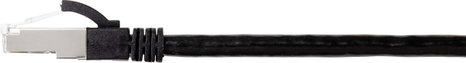 Renkforce RF-4538204 RJ45 Hálózati kábel, patchkábel CAT 6A S/FTP 30.00 m Fekete Kültérre alkalmas 1 2. kép