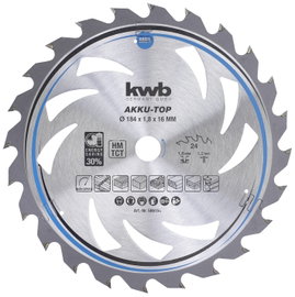 kwb 586154 Keményfém körfűrészlap 184 x 16 x 1.2 Fogak száma (collonként): 24 1 db