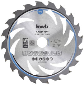 kwb 584554 Keményfém körfűrészlap 160 x 20 x 1.0 mm Fogak száma (collonként): 20 1 db