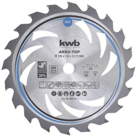 kwb 584154 Keményfém körfűrészlap 156 x 12.75 x 1.0 mm Fogak száma (collonként): 20 1 db