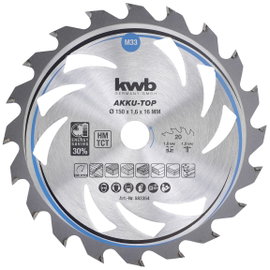 kwb 583354 Keményfém körfűrészlap 150 x 16 x 1.0 mm Fogak száma (collonként): 20 1 db