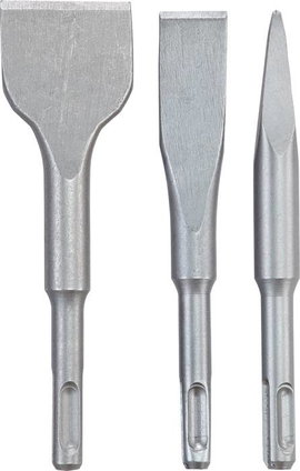 kwb 247185 Véső készlet 3 részes 40 mm, 20 mm Teljes hossz 140 mm SDS-Plus 1 db