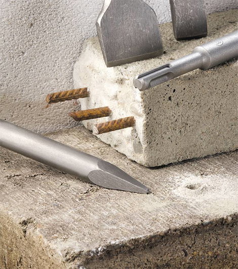kwb 109166 #####40CR-Stahl Véső készlet 6 részes 5 mm, 6 mm, 8 mm, 10 mm SDS-Plus 1 készlet 2. kép