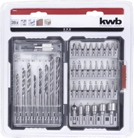 kwb 108955 39 részes Fúró és bit készlet
