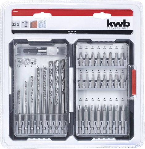 kwb 108940 33 részes Fúró és bit készlet 14. kép