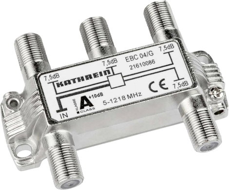 Kathrein EBC 04/G Kábel TV elosztó 4 részes 5 - 1218 MHz