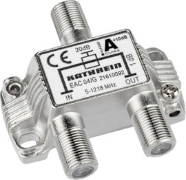 Kathrein EAC 04/G Kábel-TV leágaztató 1 csatornás 5 - 1218 MHz