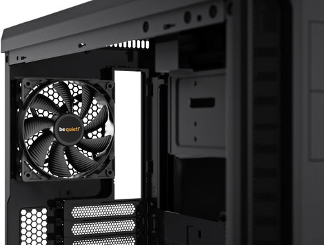 BeQuiet Pure Base 600 Midi torony Számítógép ház Fekete 3. kép