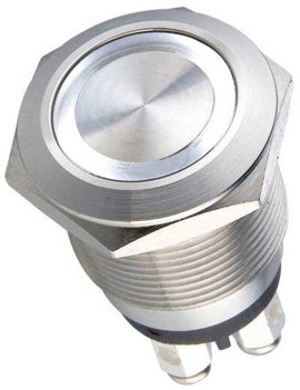 Heidemann 70528 Csengőgomb Névtáblával 1 részes Nemesacél 24 V/0,5 A
