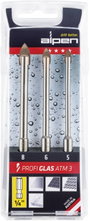Alpen Profi Glas ATM 3 0028900003100 Üvegfúró készlet 3 részes 5 mm, 6 mm, 8 mm 1/4 (6,3 mm) 1 db bélyegkép