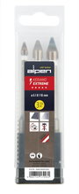 Alpen Keramo extreme Box 0000300003100 Üvegfúró készlet 6 mm, 8 mm, 10 mm Hengeres befogószár 1 db bélyegkép