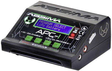 Absima APC-1 Modell multifunkciós töltő 12 V, 230 V 10 A