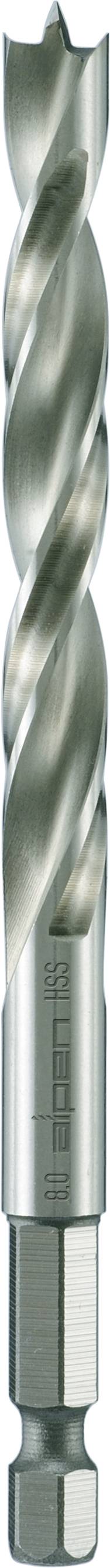 Alpen 0062200300100 Fa spirál fúró 3 mm Teljes hossz 74 mm 1/4 (6,3 mm), külső négylap 1 db