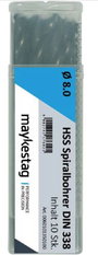 Alpen 0060100520100 HSS Spirálfúró 5.2 mm Teljes hossz 86 mm DIN 338 10 db 2. bélyegkép