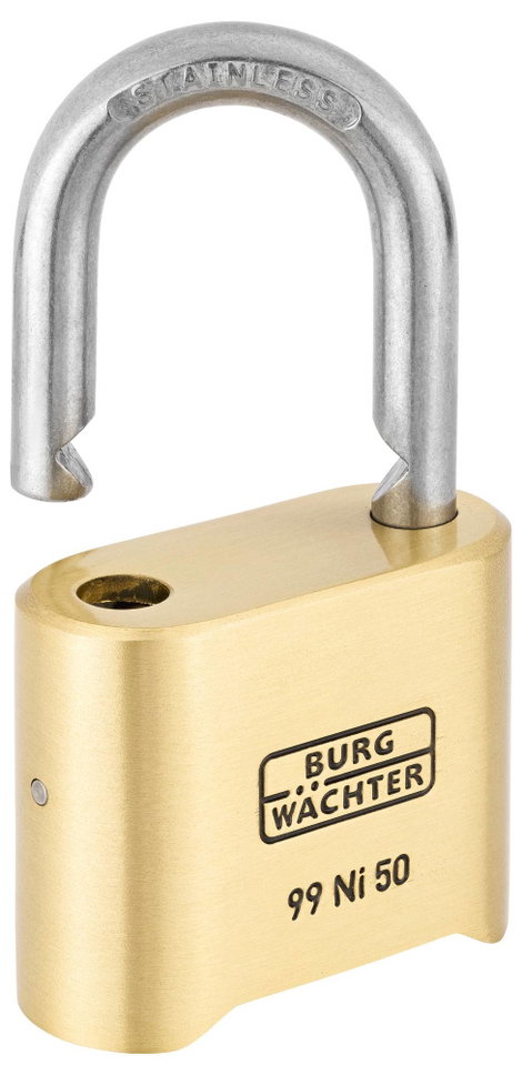 Burg Wächter No. 99 Ni 50 SB Függő lakat Sárgaréz Számkódos zár 4. kép