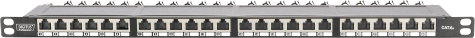 Digitus DN-91624S-SL-EA 24 port Hálózati patchpanel 483 mm (19) CAT 6A 0.5 ME 4. kép