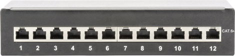 Digitus DN-91612SD-EA 12 port Hálózati patchbox CAT 6A 1 ME 6. kép