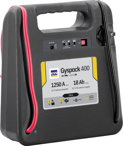 GYS Gyorsindító rendszer PACK 400 025455 Indulási segédáram=480 A