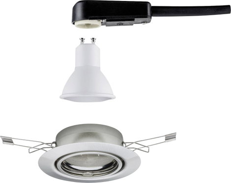 Paulmann 93412 Base Beépíthető lámpa LED GU10 5 W Vas (matt) 2. kép