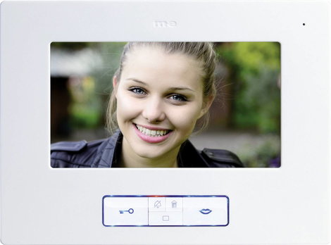 m-e modern-electronics VISTUS VD ALU-6710 S Videó kaputelefon Vezetékes Ezüst 2. kép