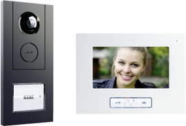 m-e modern-electronics VISTUS VD ALU-6710 A Videó kaputelefon Vezetékes Antracit