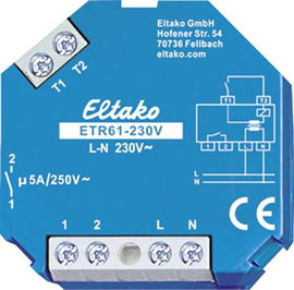 ETR61-230V Eltako Leválasztó relé Beépíthető, Süllyeszett