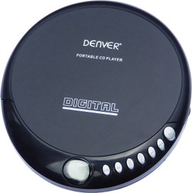 Denver DM-24 Hordozható CD lejátszó CD, CD-ROM, CD-RW Fekete