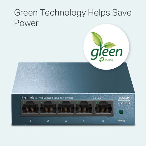TP-LINK LS105G Hálózati switch 5 port 3. kép