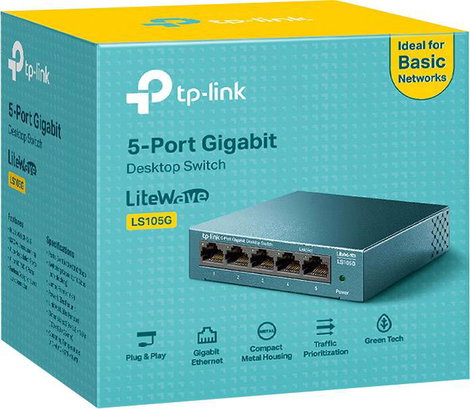 TP-LINK LS105G Hálózati switch 5 port 5. kép