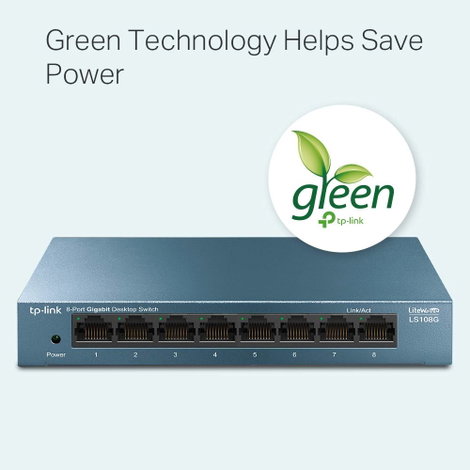 TP-LINK UNMANAGED Hálózati switch 8 port 2. kép
