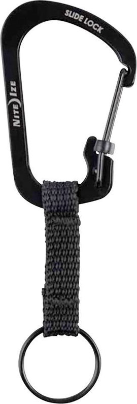 NITE Ize Kulcstartó karabiner NI-CSLW3-01-R6 Keyring Gr.3 Fekete 1 db