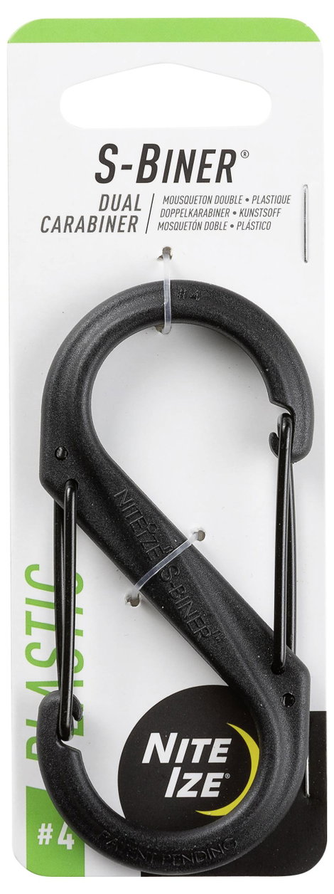 NITE Ize NI-SBP4-03-01BG Karabíner S-Biner Gr. 4 88 mm x 38 mm x 8 mm 1 db 3. kép