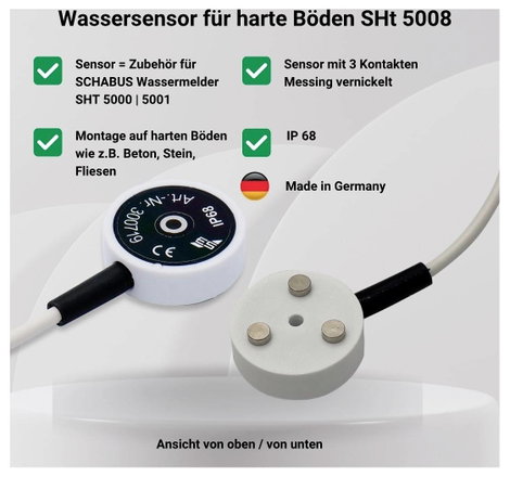 Kiegészítő érzékelő a vízjelzőhöz, Schabus SHT 5008 3. kép