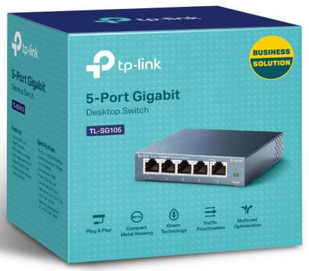 TP-LINK Hálózati switch 5 port 1 GBit/s 3. kép