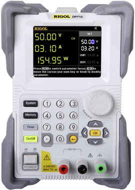 Szabályozható labortápegység 0-50 V 0-3 A 150 W, RS-232, OVP, Rigol DP712