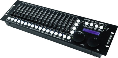 Eurolite DMX Move Control 512 DMX kontroller 32 csatornás 19 collos kivitel 2. kép