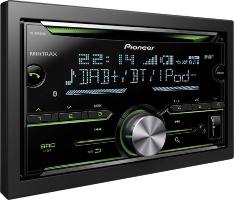 Pioneer FH-X840DAB Dupla DIN autórádió Bluetooth kihangosító, DAB + tuner 3. kép