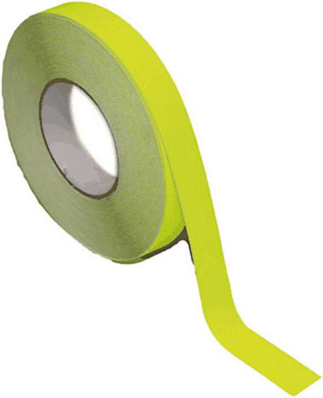 B-SAFETY AR201025 Univerzális csúszásgátló felület (H x Sz) 18.3 m x 25 mm Sárga (fluoreszkáló)
