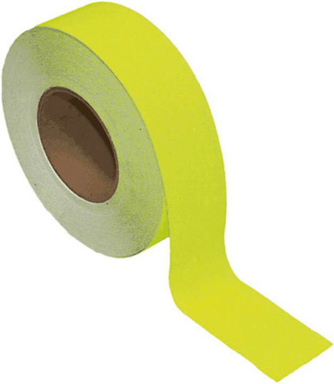 B-SAFETY AR201050 Univerzális csúszásgátló felület (H x Sz) 18.3 m x 50 mm Sárga (fluoreszkáló)