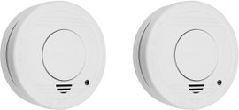 Smartwares FSM-11512 Füstjelző 2 részes készlet 5 éves elemélettartammal Elemekről üzemeltetett