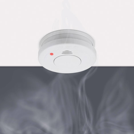 Smartwares FSM-11512 Füstjelző 2 részes készlet 5 éves elemélettartammal Elemekről üzemeltetett 3. kép